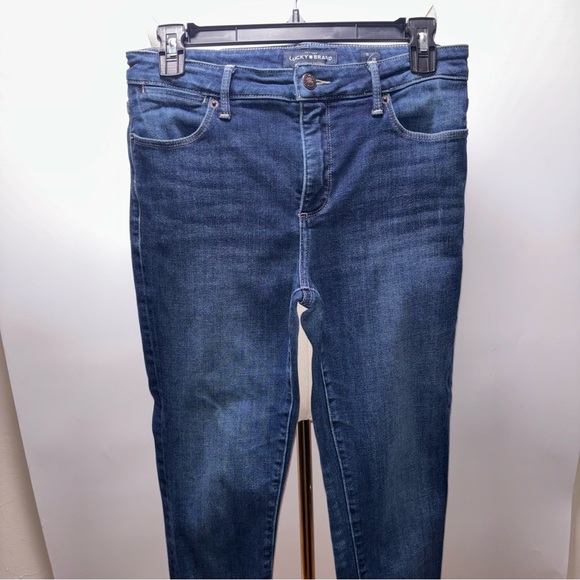 Lucky Brand Dark Blue Hayden Skinny Jeans Size 6/28 - Picture 2 of 9